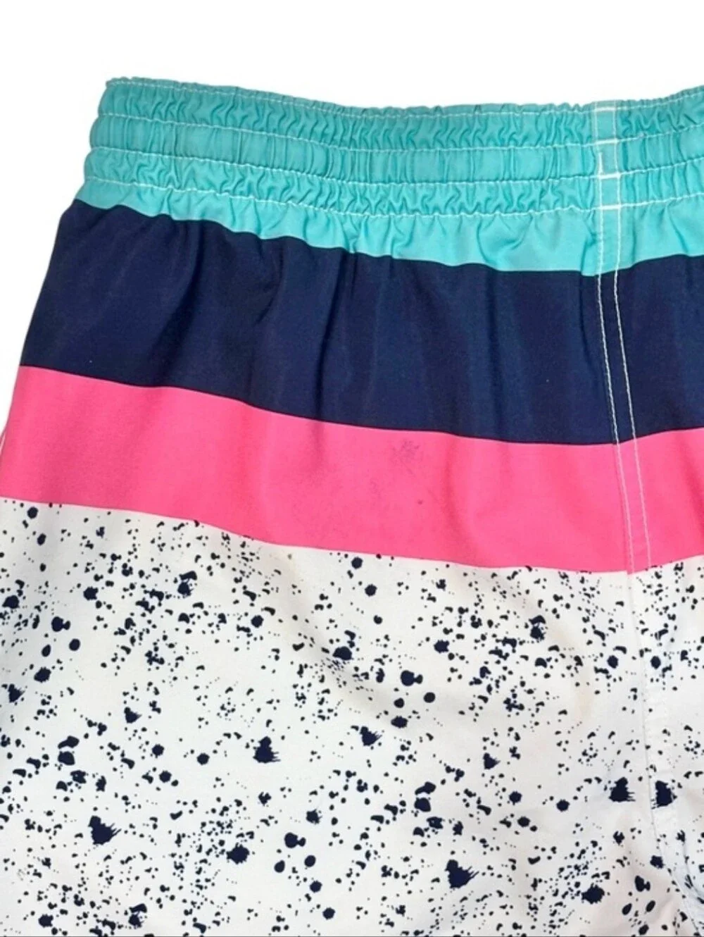 CHUBBIES The Aquatic Libations Swim Trunks Specks & Stripes Large